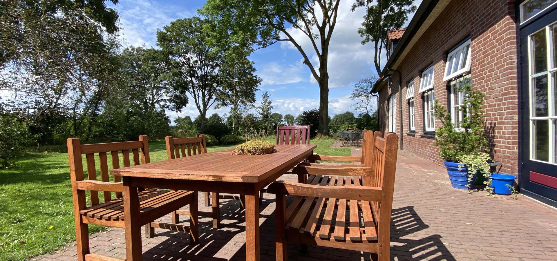 de meerenhoeve buiten terras Houten buiten terras - De Meerenhoeve